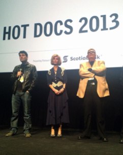 "The Manor" was chosen as the opening night film for Hot Docs 2013. Left to right: director Shawney Cohen with parents Brenda and Roger Cohen.