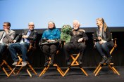 The Q&A for "I Am Big Bird: The Caroll Spinney Story” (Spinney brought along Oscar The Grouch)